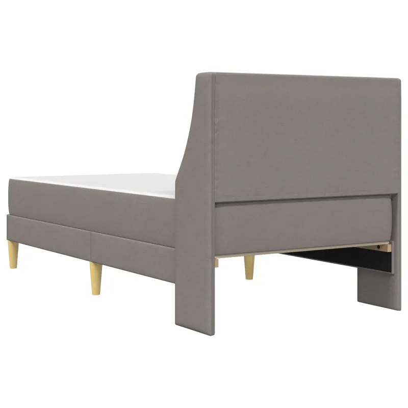 Lovos rėmas su čiužiniu Taupe 80x 200 cm Poliesteris