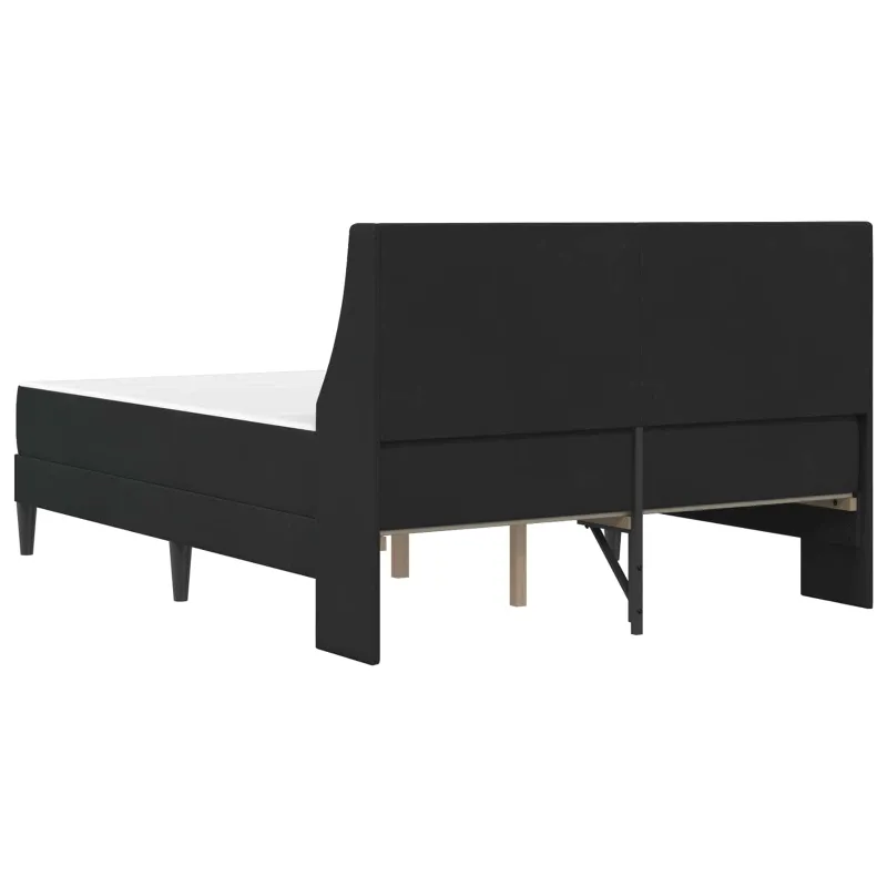 Lovos rėmas su čiužiniu su čiužiniu Juodas 160 x 200 cm Aksomas