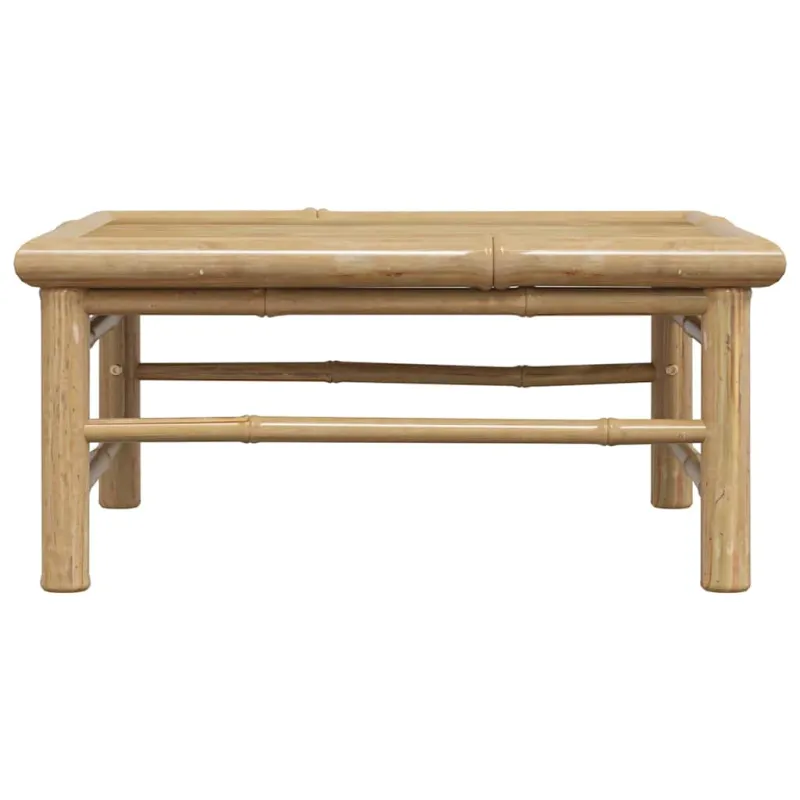 Sodo stalas, 65x65x30cm, bambukas
