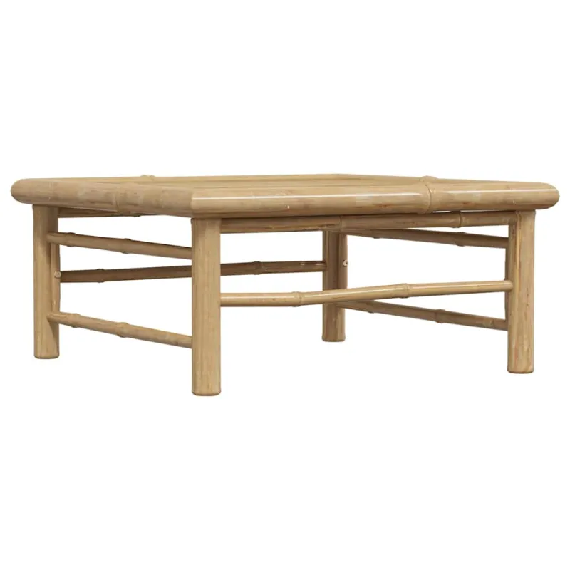 Sodo stalas, 65x65x30cm, bambukas
