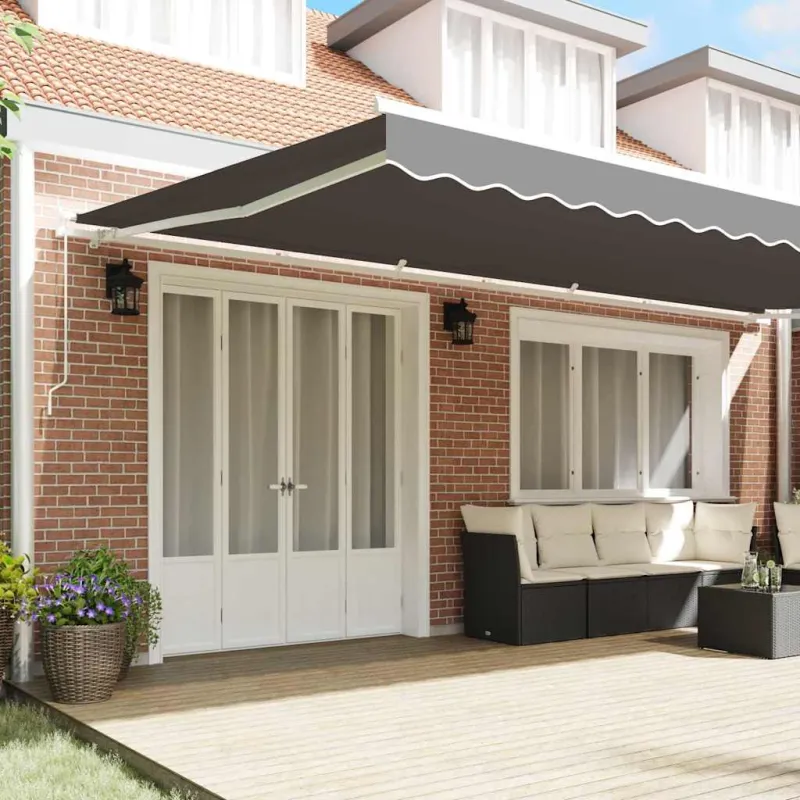 Markizės rėmas Balta 600 × 350 cm Aliuminis