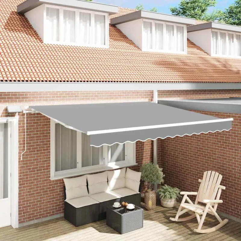 Markizės rėmas Balta 350 x 250 cm Aliuminis