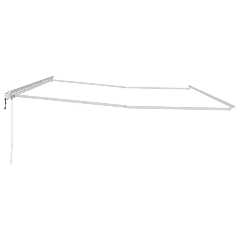 Markizės rėmas Balta 600 × 300 cm Aliuminis