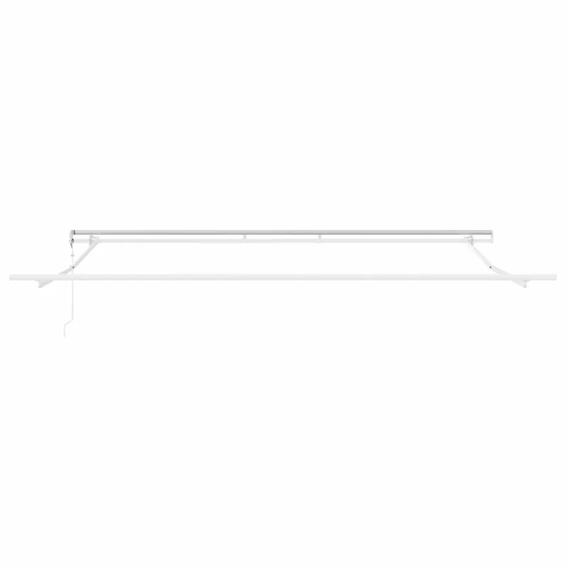 Markizės rėmas Balta 400 × 350 cm Aliuminis