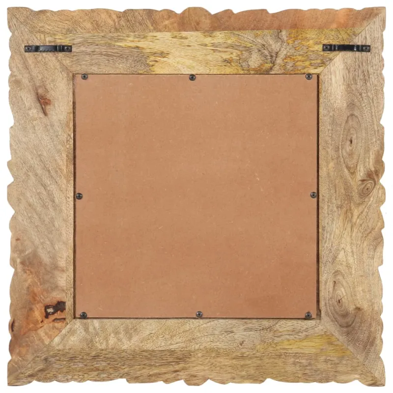 Veidrodis, 50x50cm, mango medienos masyvas
