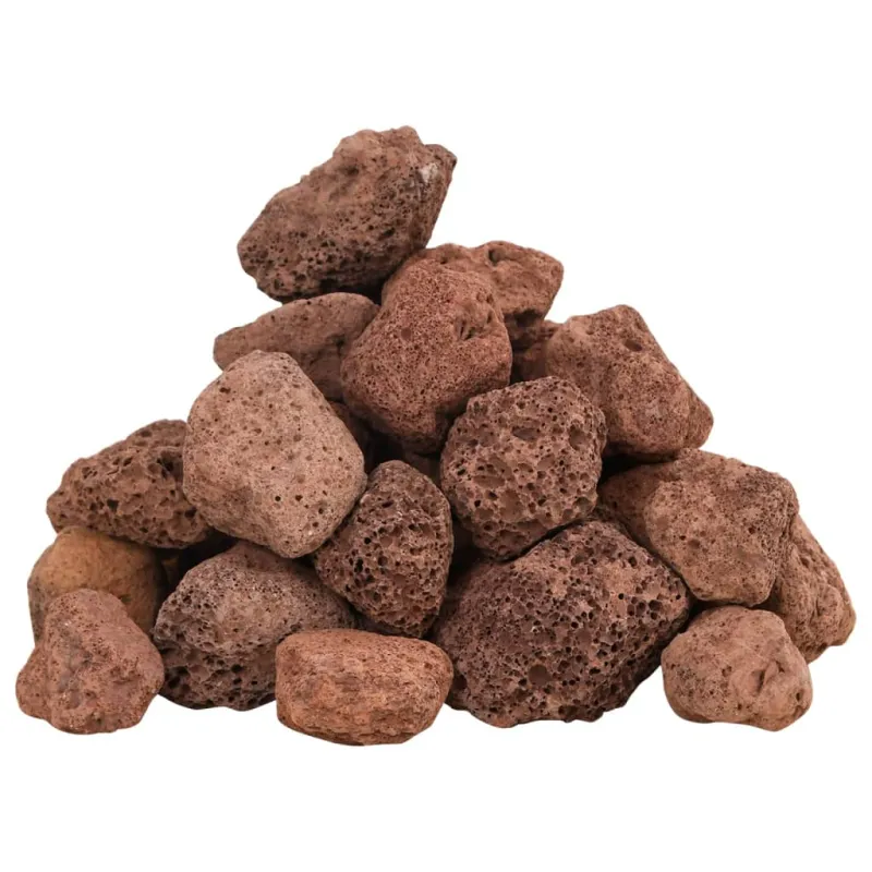 Vulkaninės uolienos, raudonos spalvos, 10 kg, 3-5 cm