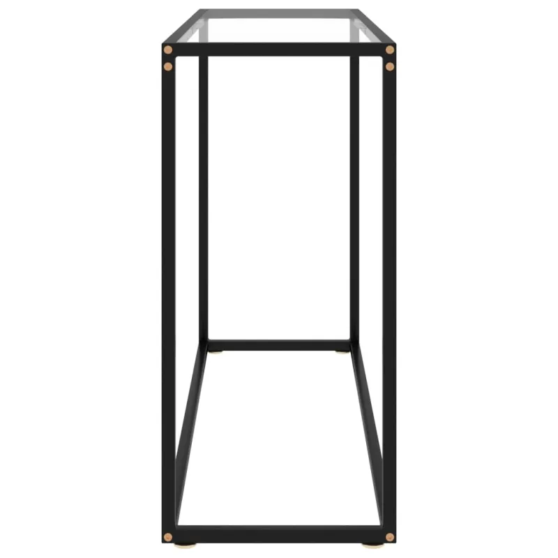 Konsolinis staliukas, skaidrus, 100x35x75cm, grūdintas stiklas