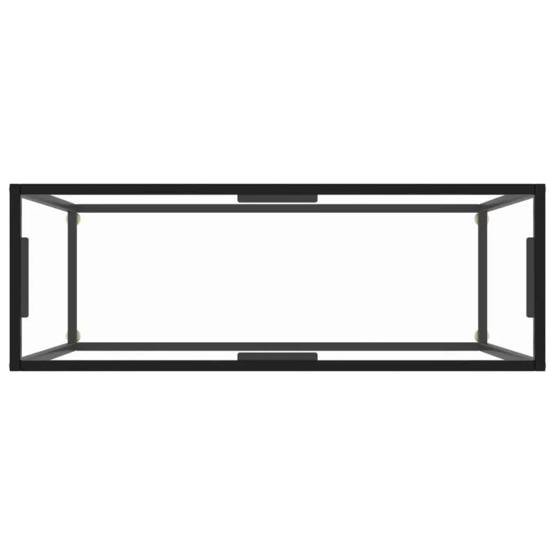 Konsolinis staliukas, skaidrus, 100x35x75cm, grūdintas stiklas