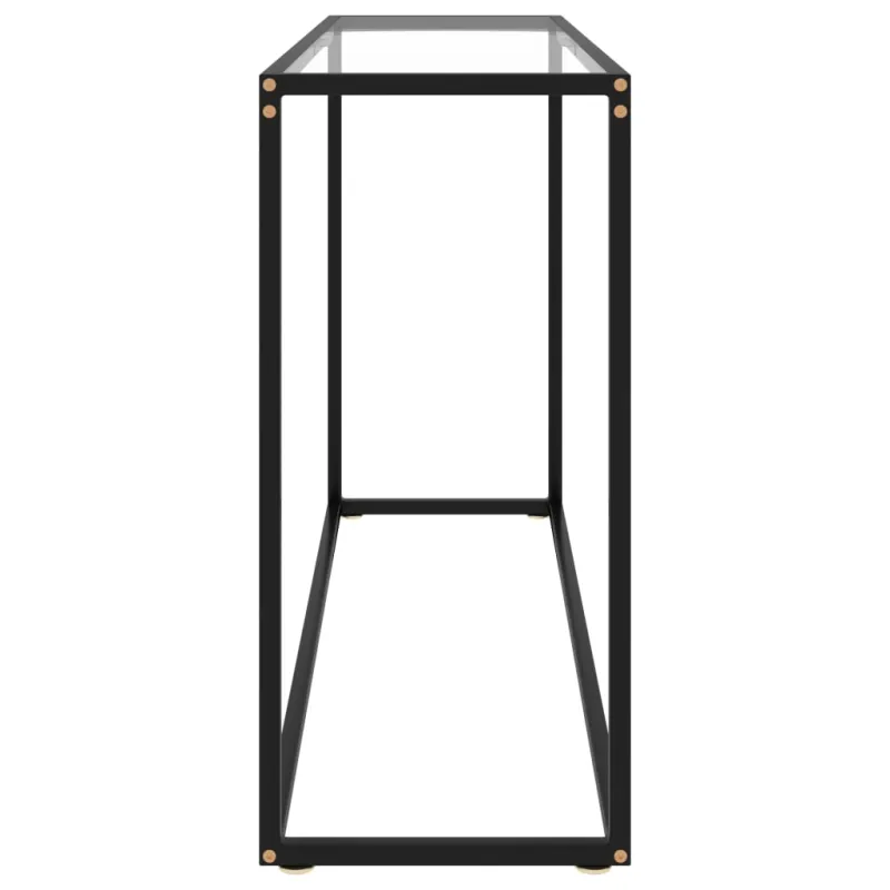 Konsolinis staliukas, skaidrus, 120x35x75cm, grūdintas stiklas