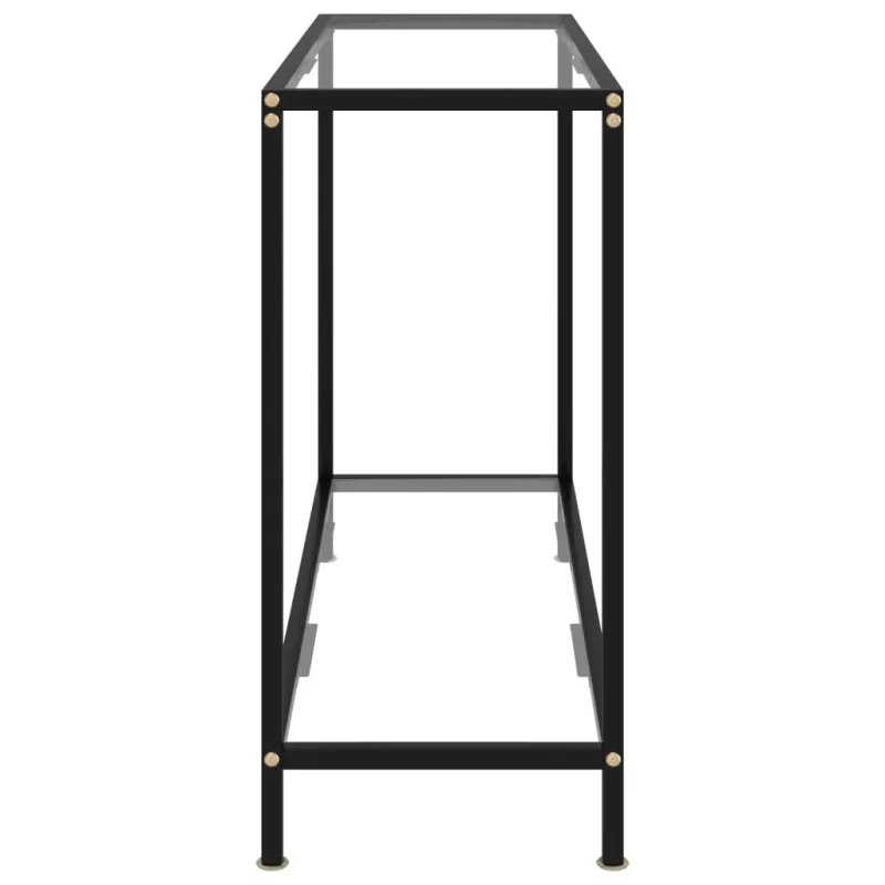 Konsolinis staliukas, skaidrus, 100x35x75cm, grūdintas stiklas