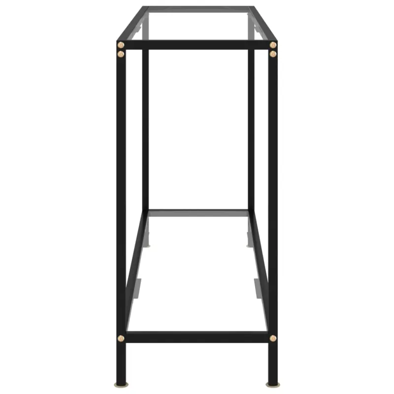 Konsolinis staliukas, skaidrus, 120x35x75cm, grūdintas stiklas