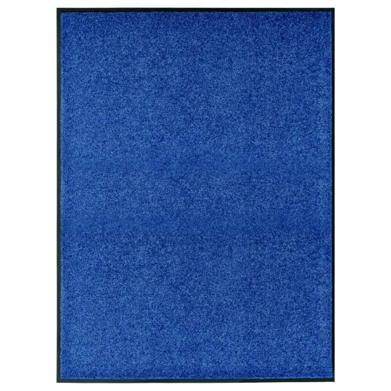Durų kilimėlis, mėlynos spalvos, 90x120cm, plaunamas