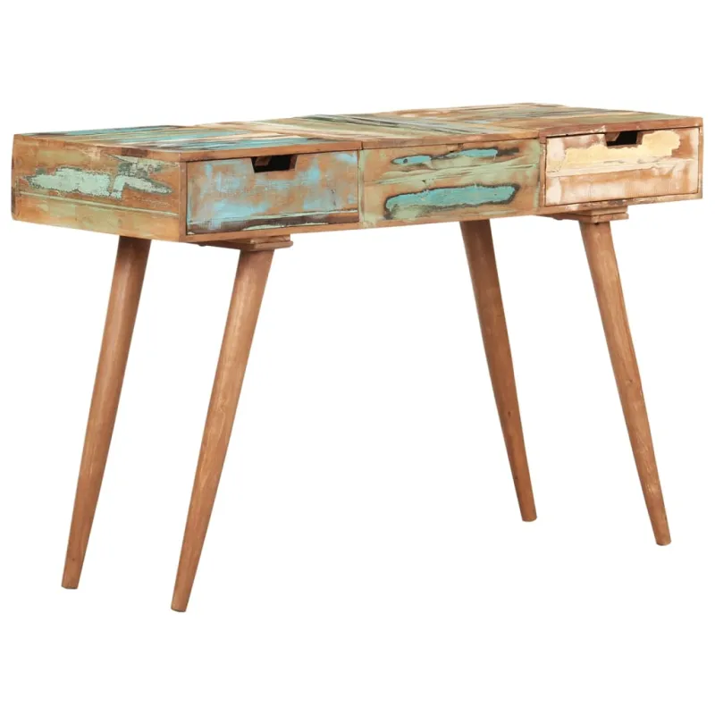 Kosmetinis staliukas su veidrodžiu, 112x45x76cm, mediena