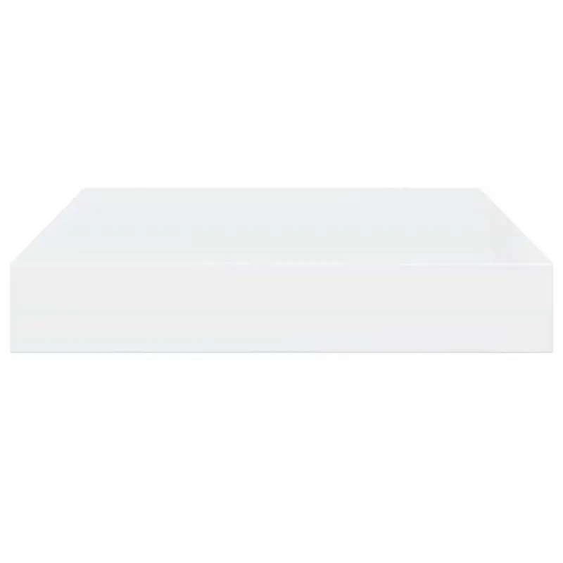 Pakabinamos lentynos, 2vnt., baltos, 23x23,5x3,8cm, MDF