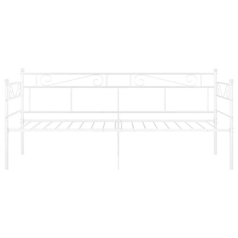Sofos-lovos rėmas, baltos spalvos, 90x200cm, metalas