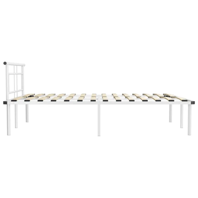 Lovos rėmas, baltos spalvos, 140x200cm, metalas