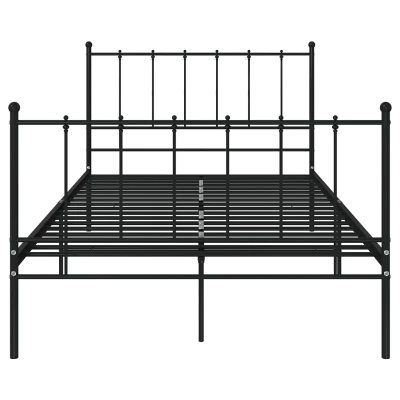 Lovos rėmas, juodos spalvos, 120x200cm, metalas