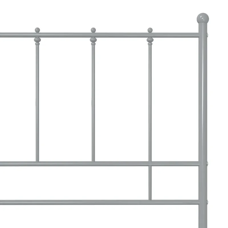 Lovos rėmas, pilkos spalvos, 120x200cm, metalas