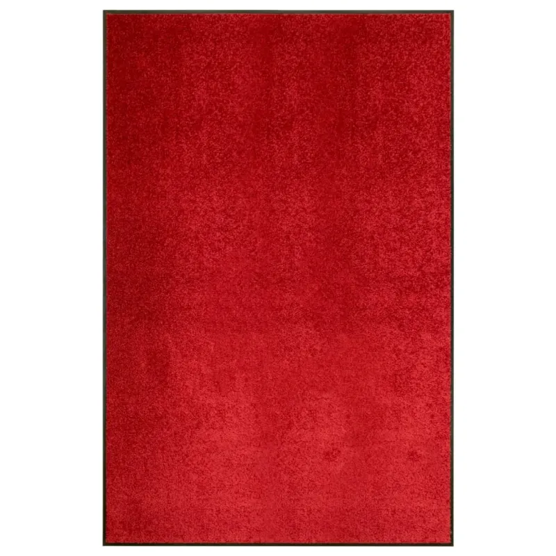 Durų kilimėlis, raudonos spalvos, 120x180cm, plaunamas