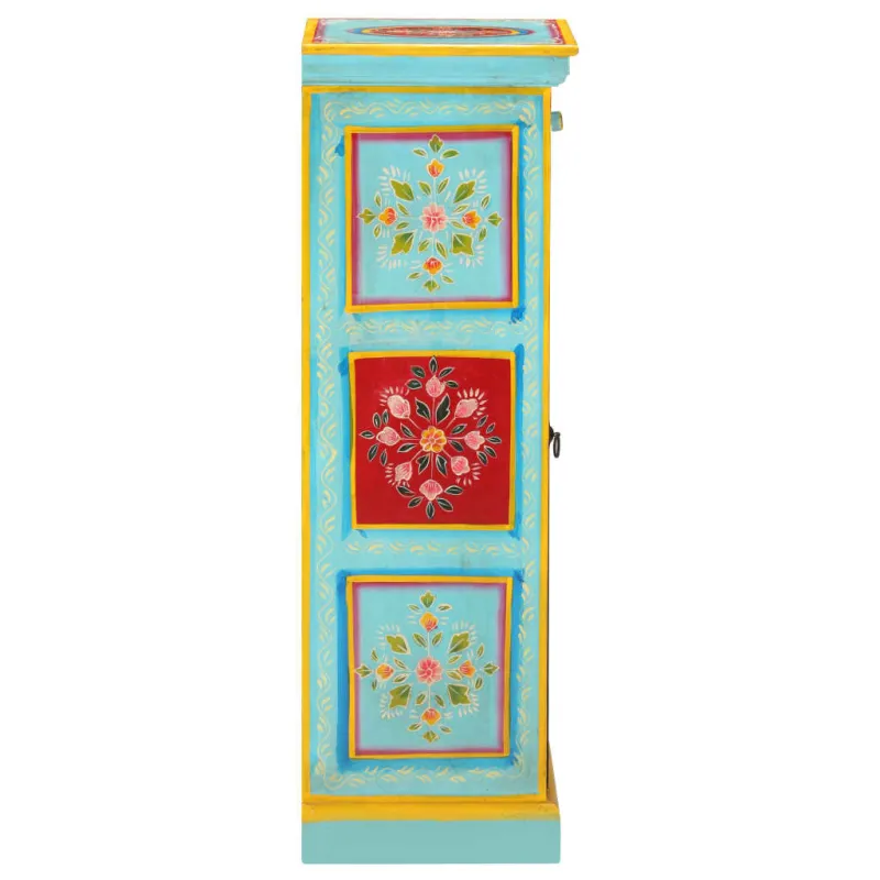 Komoda, 40x30x90cm, mango masyvas, tapyta rankomis