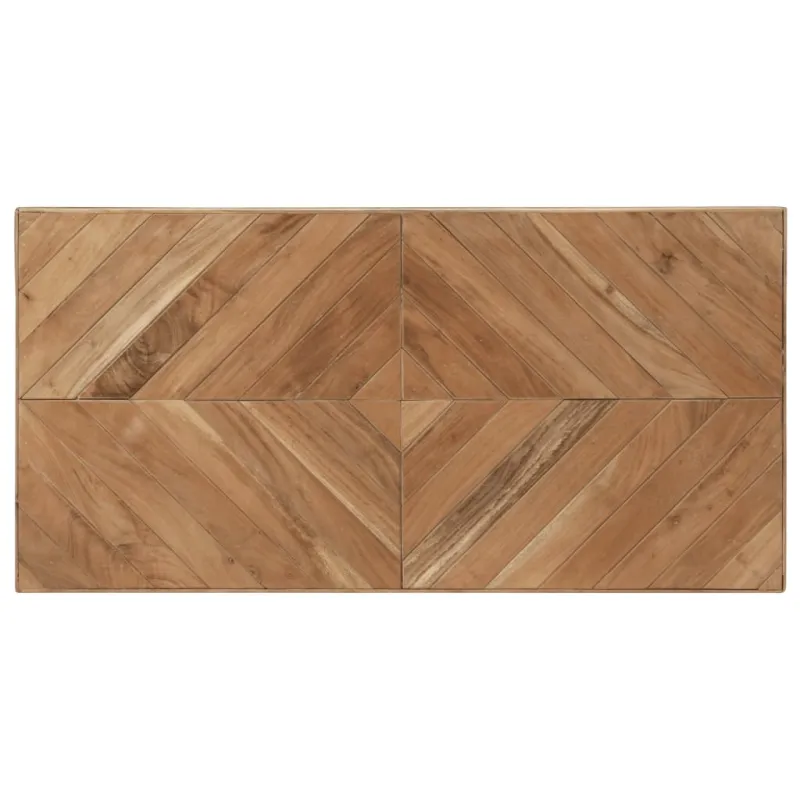 Valgomojo stalas, 120x60x76cm, akacija ir mango mediena