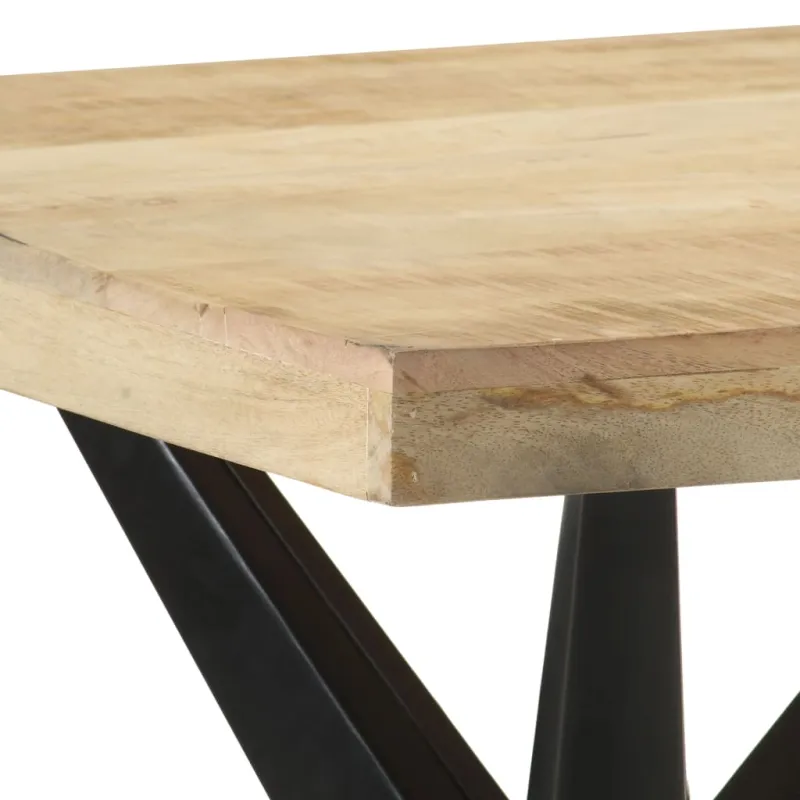 Valgomojo stalas, 120x60x76cm, mango medienos masyvas