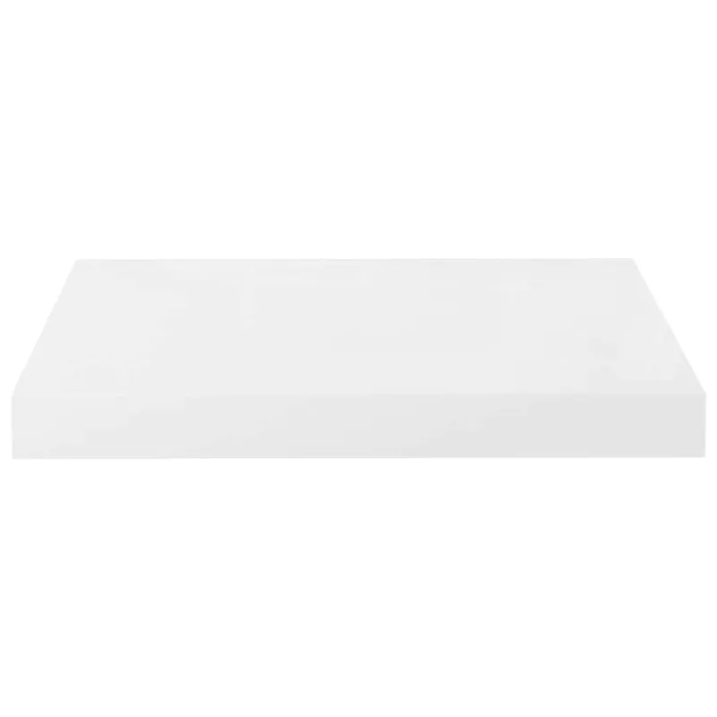 Pakabinama sieninė lentyna, balta, 40x23x3,8cm, MDF, blizgi