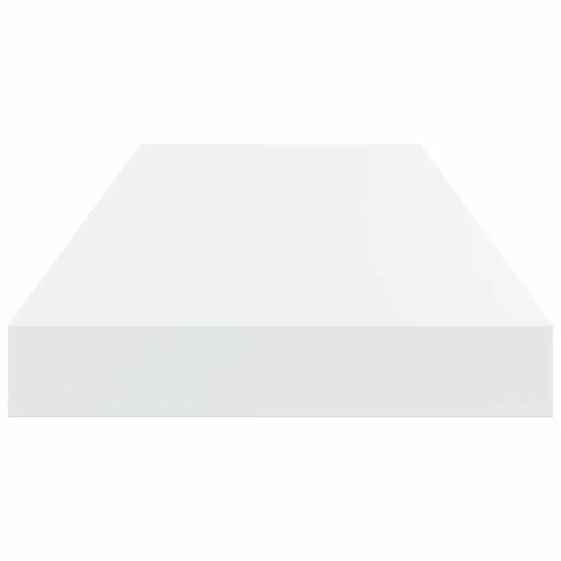 Pakabinamos lentynos, 2vnt., baltos, 60x23,5x3,8cm, MDF
