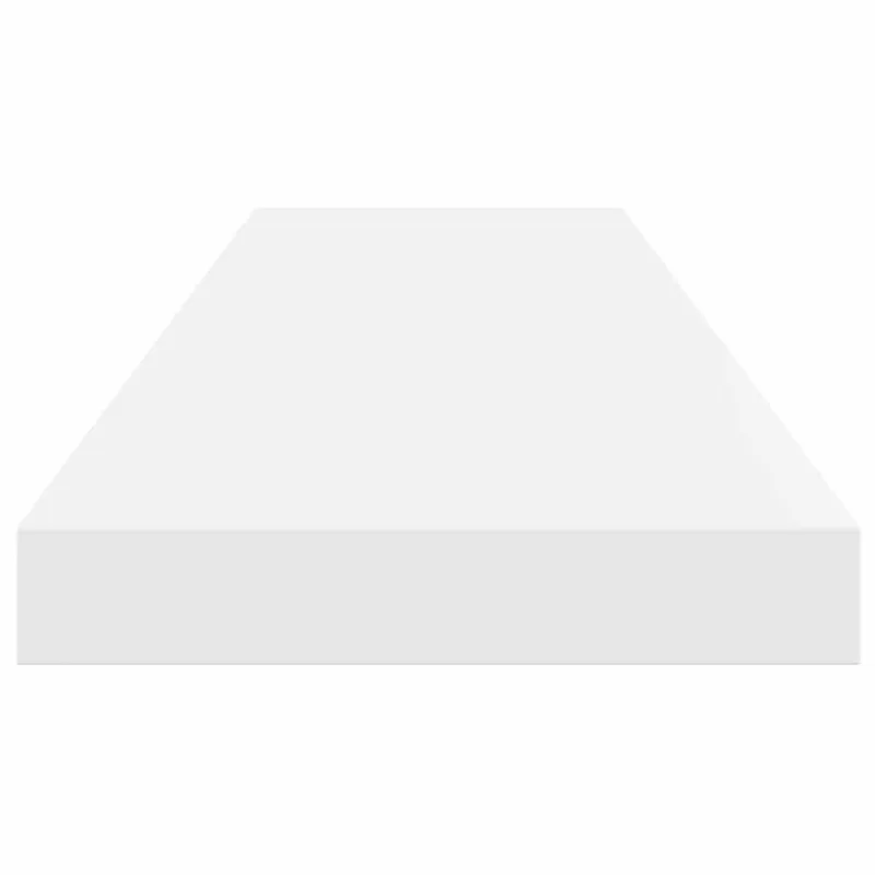 Pakabinamos lentynos, 2vnt., baltos, 80x23,5x3,8cm, MDF