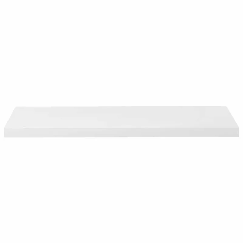 Pakabinama sieninė lentyna, balta, 90x23,5x3,8cm, MDF, blizgi
