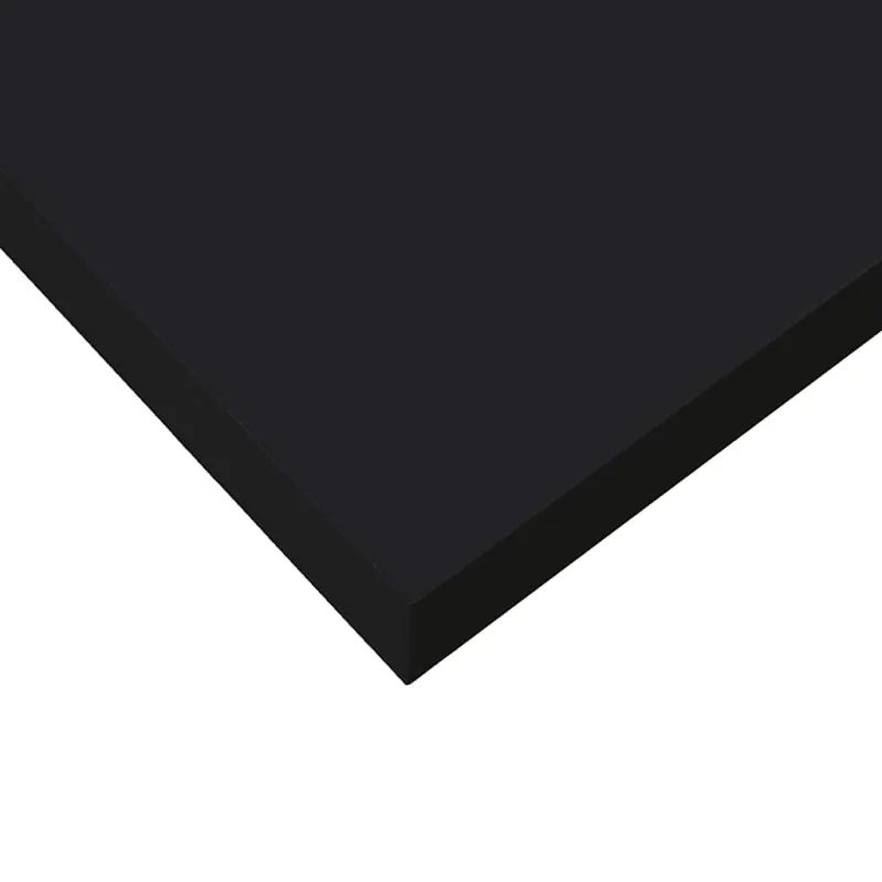 Pakabinamos lentynos, 2vnt., juodos, 80x23,5x3,8cm, MDF