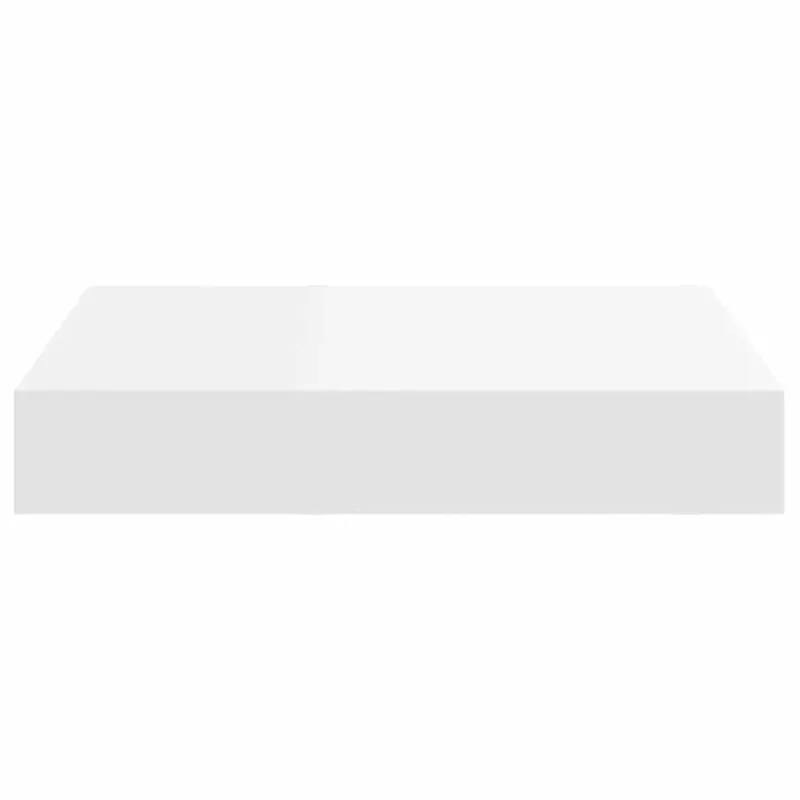 Pakabinamos lentynos, 4vnt., baltos, 23x23,5x3,8cm, MDF