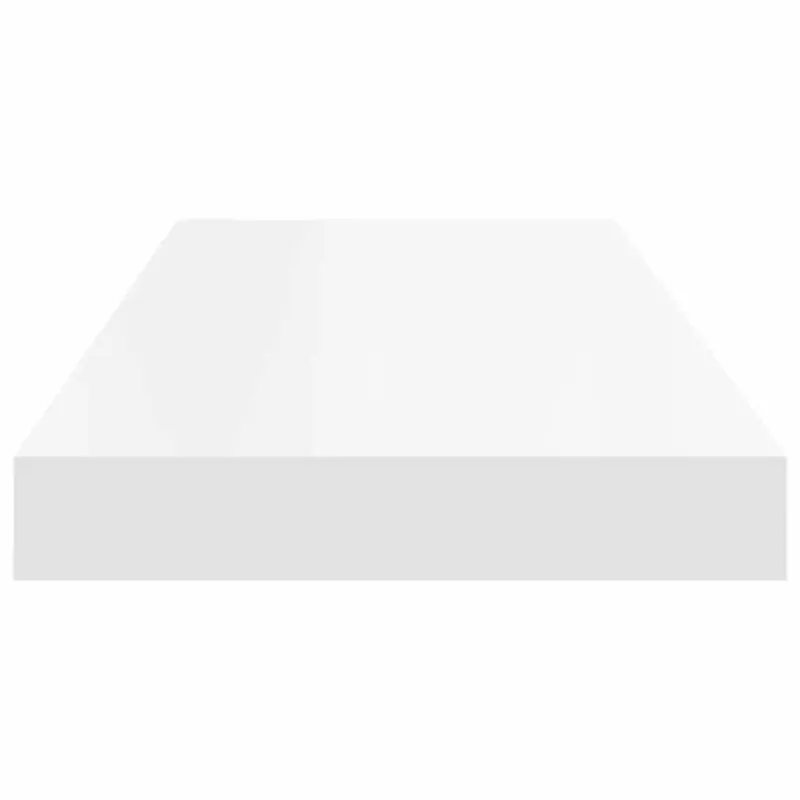 Pakabinamos lentynos, 2vnt., baltos, 60x23,5x3,8cm, MDF