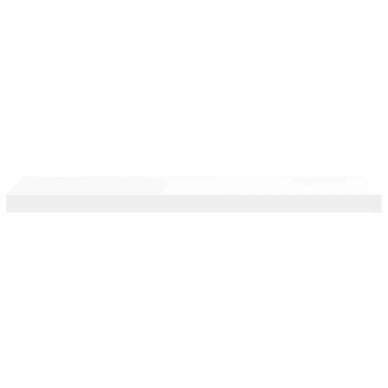 Pakabinama sieninė lentyna, balta, 80x23,5x3,8cm, MDF