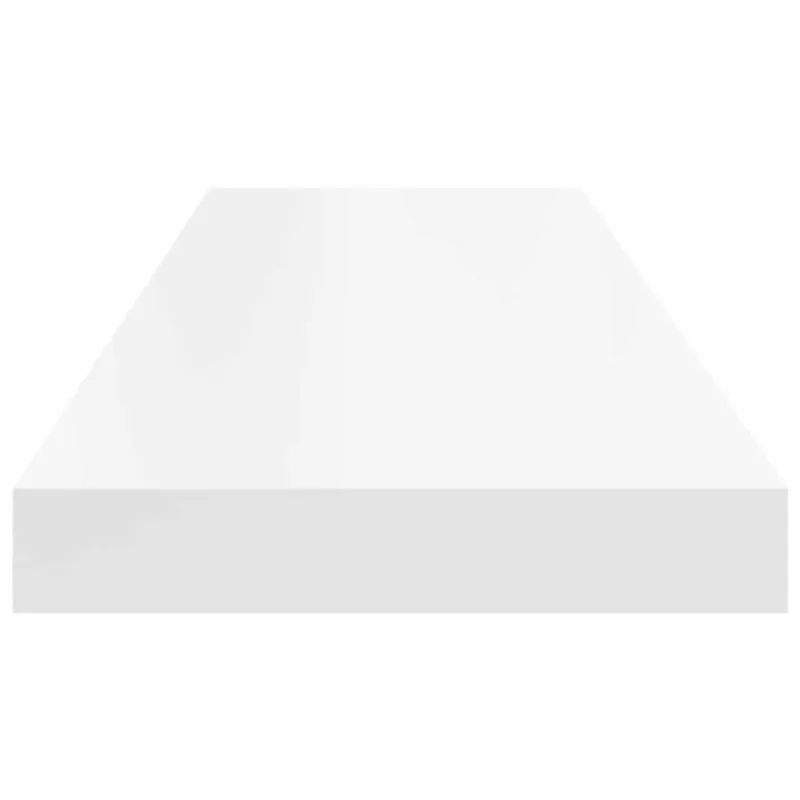 Pakabinamos lentynos, 4vnt., baltos, 80x23,5x3,8cm, MDF