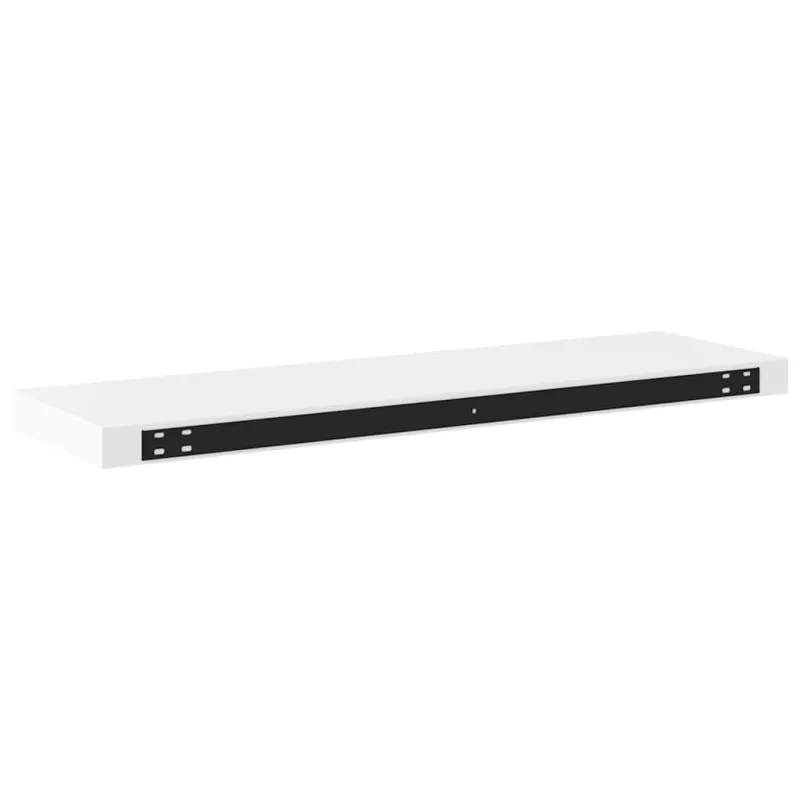 Pakabinamos lentynos, 4vnt., baltos, 80x23,5x3,8cm, MDF