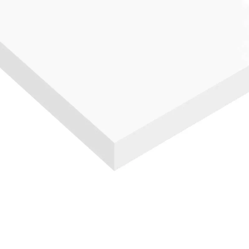 Pakabinamos lentynos, 4vnt., baltos, 80x23,5x3,8cm, MDF