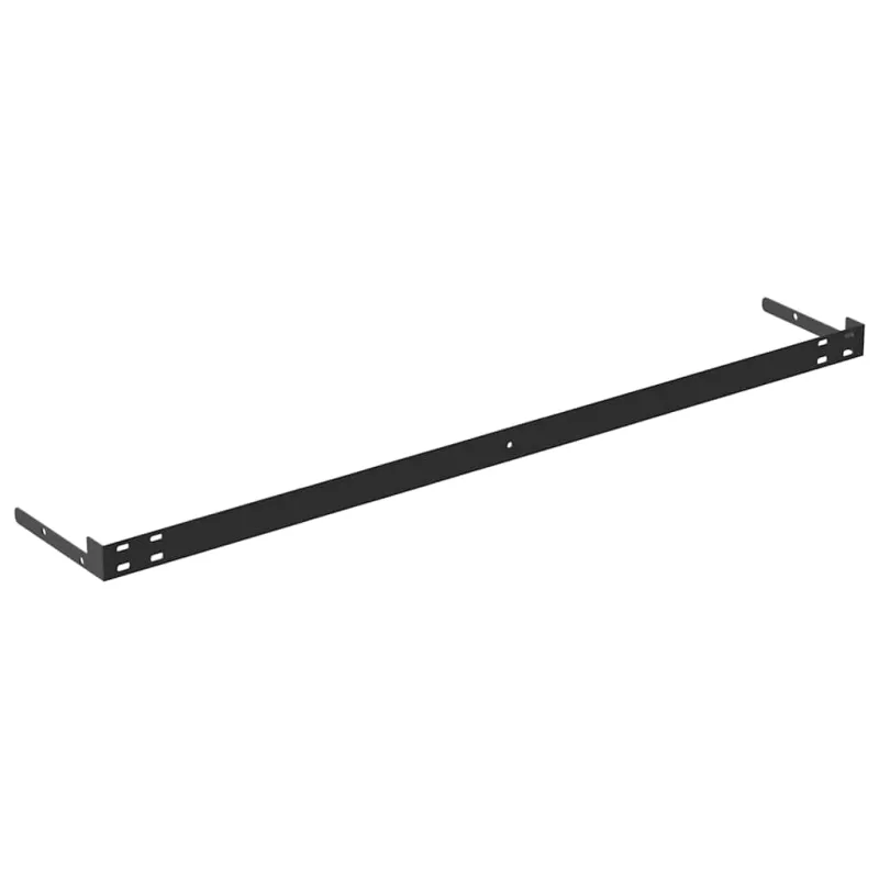 Pakabinamos lentynos, 4vnt., baltos, 80x23,5x3,8cm, MDF