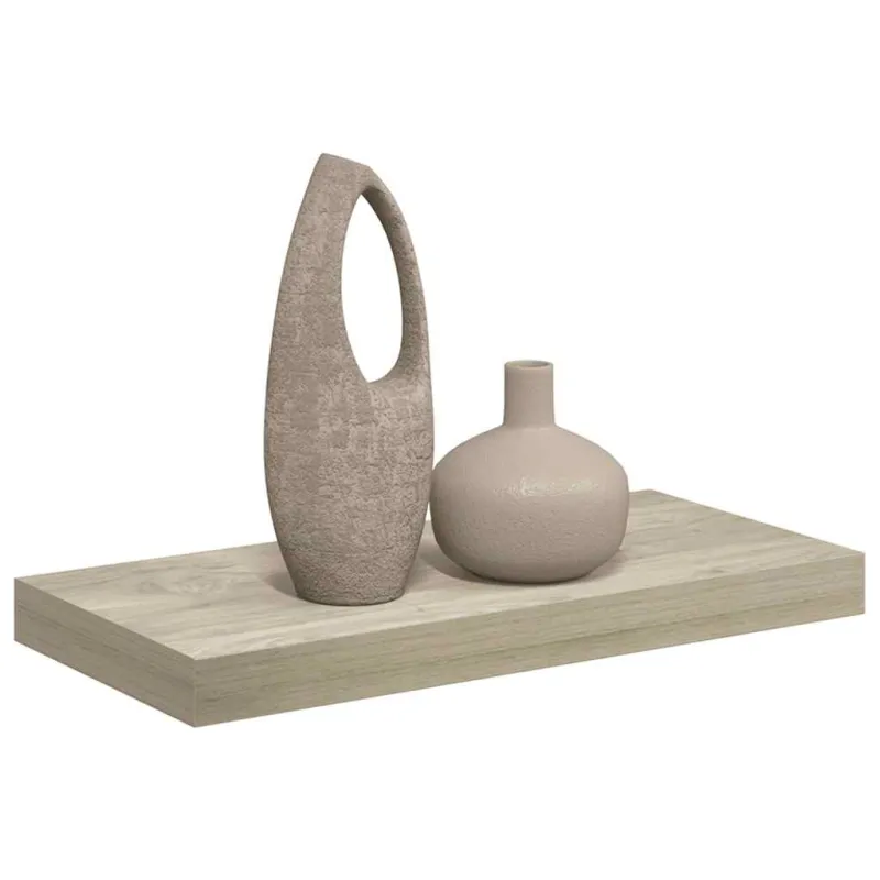 Pakabinama sieninė lentyna, ąžuolo spalvos, 50x23x3,8cm, MDF