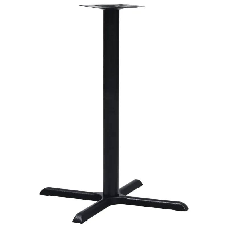 Bistro stalo koja, juodos spalvos, 76x76x107cm, ketus
