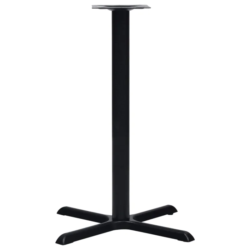 Bistro stalo koja, juodos spalvos, 76x76x107cm, ketus