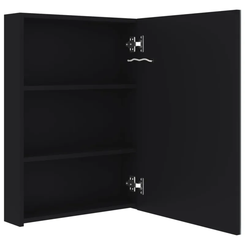 Veidrodinė vonios spintelė su LED apšvietimu, 50x13x70cm