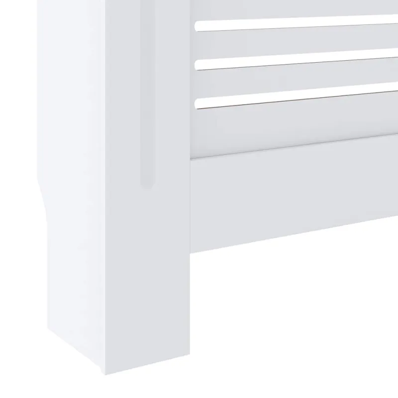 Radiatoriaus uždangalas, baltos spalvos, 205cm, MDF