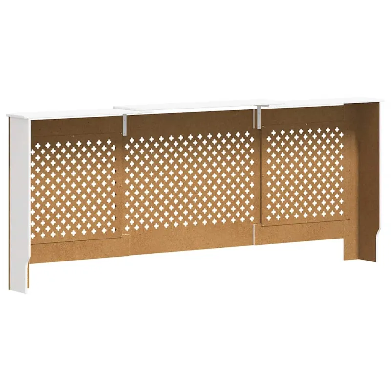 Radiatoriaus uždangalas, baltos spalvos, 205cm, MDF