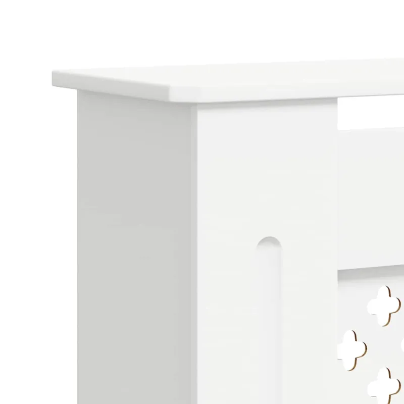 Radiatoriaus uždangalas, baltos spalvos, 205cm, MDF