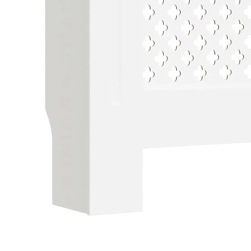 Radiatoriaus uždangalas, baltos spalvos, 205cm, MDF