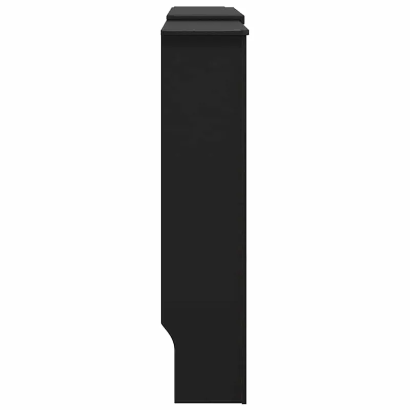 Radiatoriaus uždangalas, juodos spalvos, 205cm, MDF