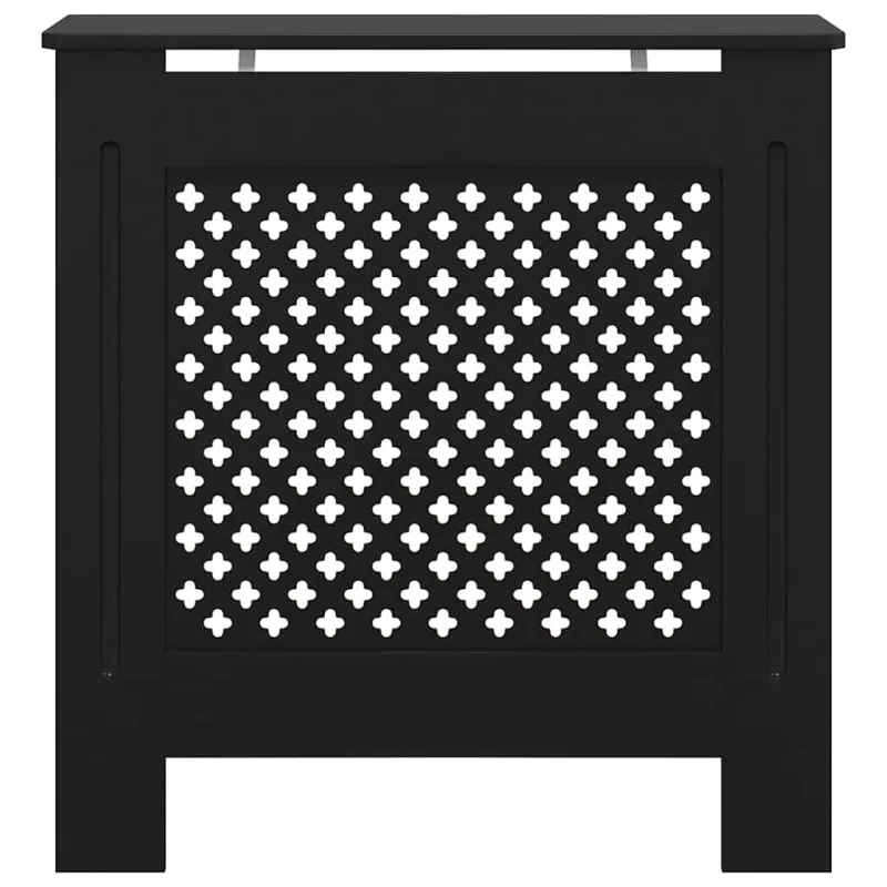 Radiatoriaus uždangalas, juodos spalvos, 78cm, MDF