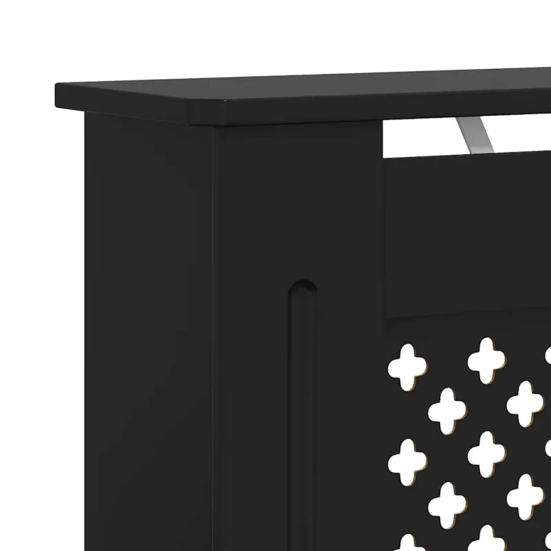 Radiatoriaus uždangalas, juodos spalvos, 78cm, MDF
