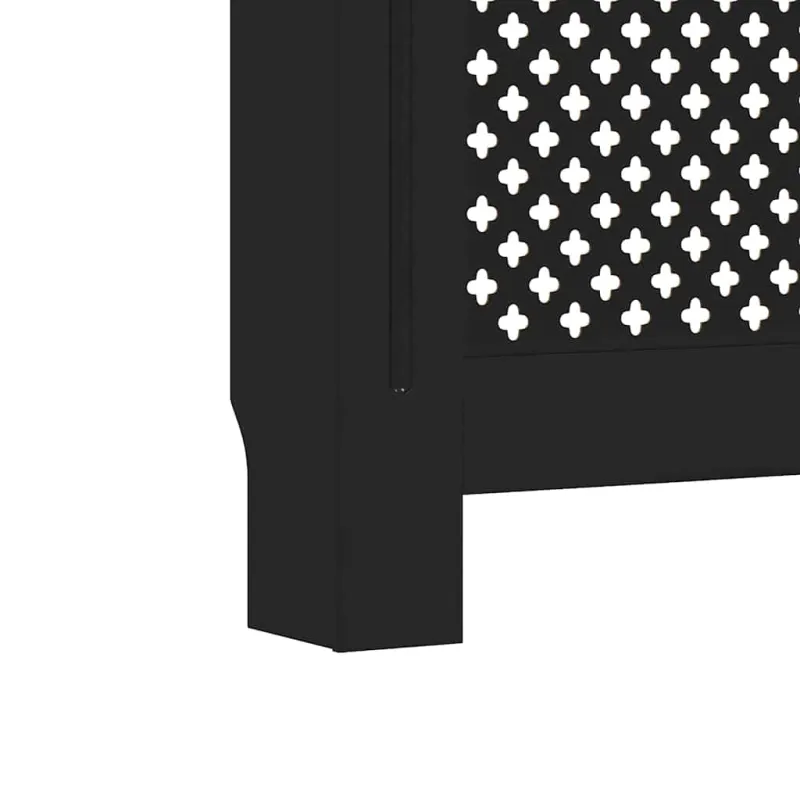 Radiatoriaus uždangalas, juodos spalvos, 78cm, MDF